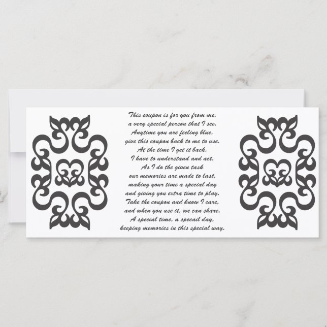 Kupong åt dig till Ge (Framsida)