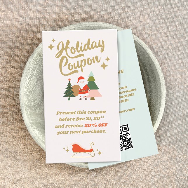 Kupong för julrabatt (Skapare uppladdad)