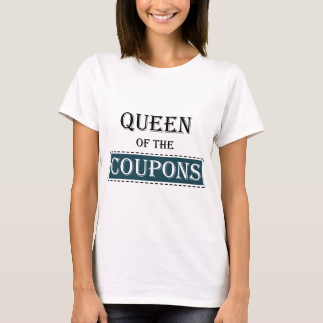 Kupongdrottning T-shirt (Framsida)