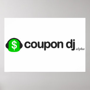kupongen dj poster