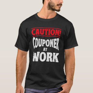 Kuponger på arbetsplatskupontering t shirt