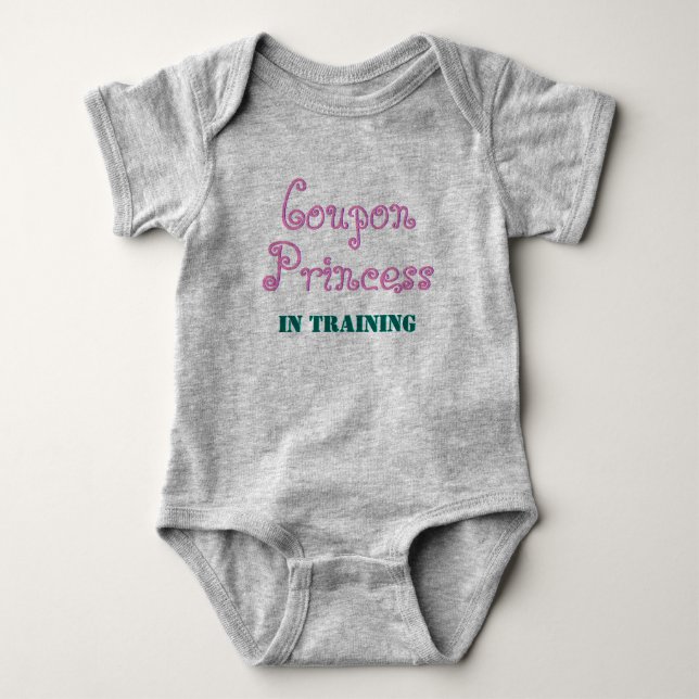 Kuponprinsessa i träningstider tee shirt (Framsida)