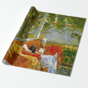 Kupp på Porch, Cos Cob av Frederick Hassam Presentpapper