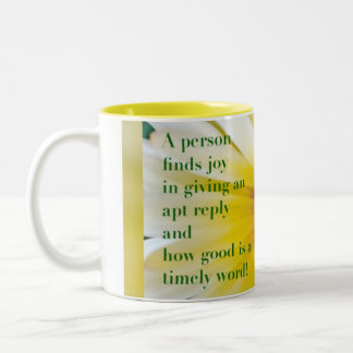 Kuppainspiration ...till din hälsa Två-Tonad mugg