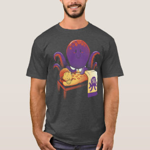 Kuppbehandling av bläckfiskmassage t shirt