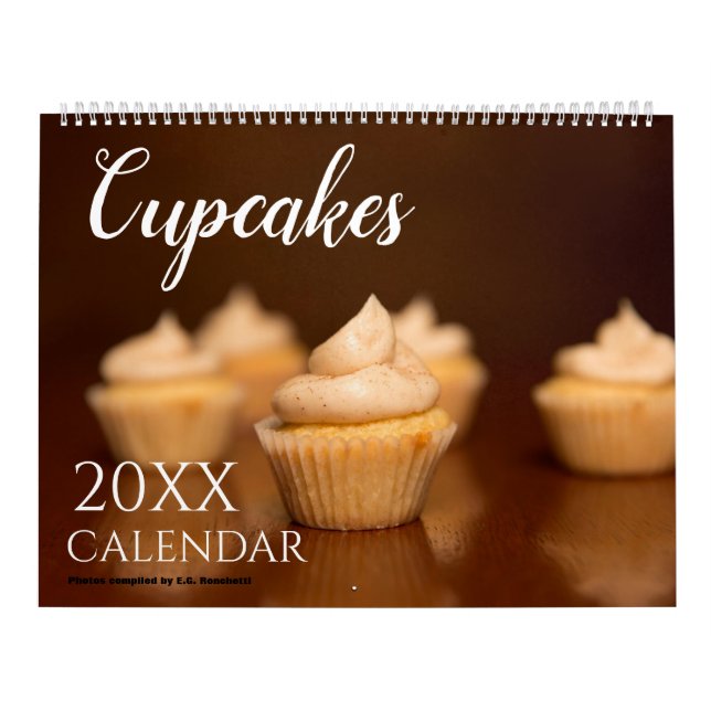 Kuppcaketematisk 2027 Väggkalender Present Kalender (Omslag)