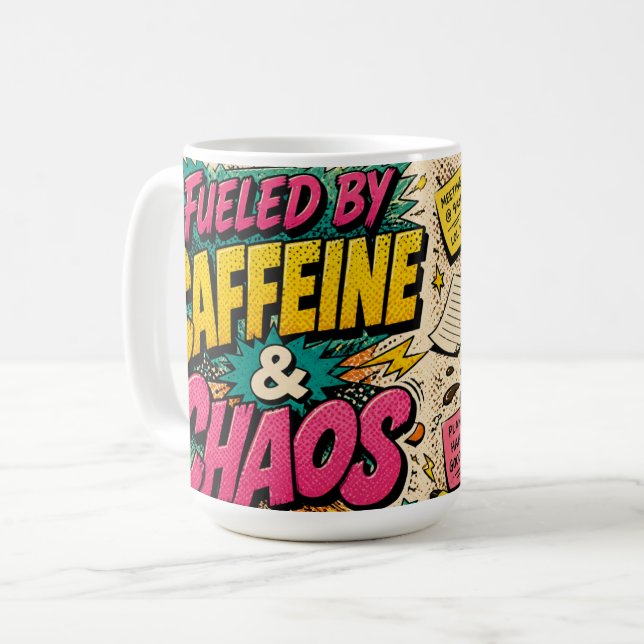 Kuppresent för teknikälskare och kaffefanatiker kaffemugg (Framsida vänster)