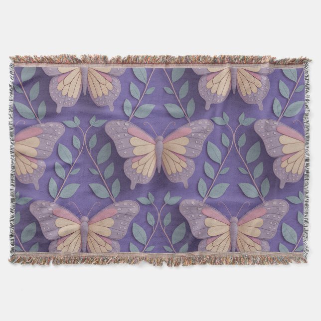 Kupu-Kupu Shadow Dance Filt (Framsidan)