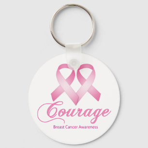 Kurage bröstcancermedvetenhet Keychain Nyckelring