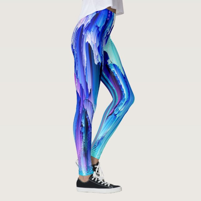 "Kurage" damasker Leggings (Höger)