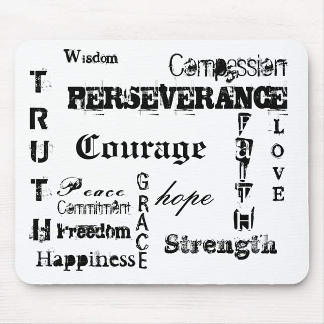 Kurage hopp, T, R, U, T, H, PERSEVERANCE, L,… Musmatta (Framsidan)