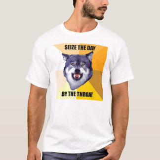 Kuragevargen Pain griper dagen vid halsen Tee Shirt