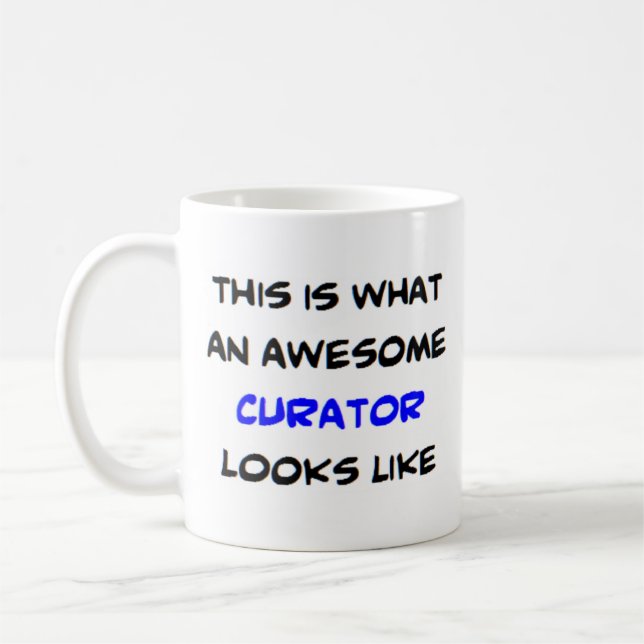 Kurator, fantastisk kaffemugg (Vänster)