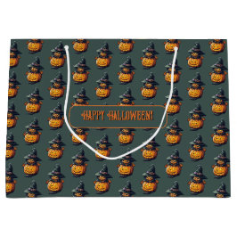 Kürbishexe im Katzenkostüm - 