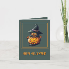 Kürbishexe im Katzenkostüm -  Kort