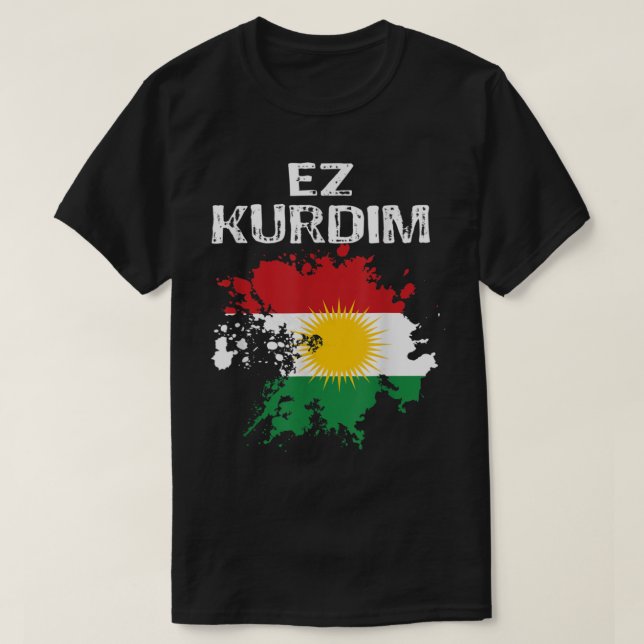 Kurden Kurdistan Newroz Kurdi Flag Her Biji Kurdis T Shirt (Design framsida)