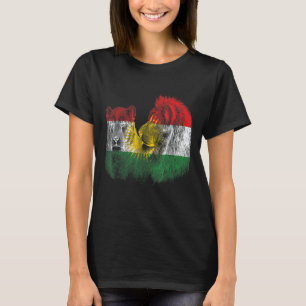 Kurden Kurdistan Newroz Kurdi Flagga Hennes Biji K T Shirt