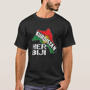 Kurden Kurdistan Newroz Kurdi Flagga Hennes Biji K T Shirt