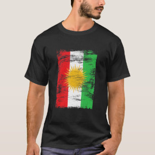Kurden Kurdistan Newroz Kurdi Flagga Hennes Biji K T Shirt