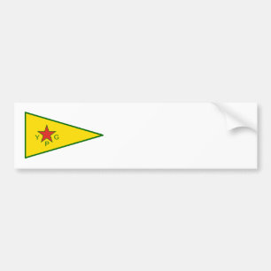 Kurdish frihetskämpar bildekal