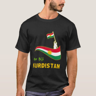 Kurdishkurd Kurdistan Flagga T Shirt