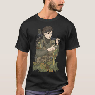Kurdisk Fighter Girl. T Shirt