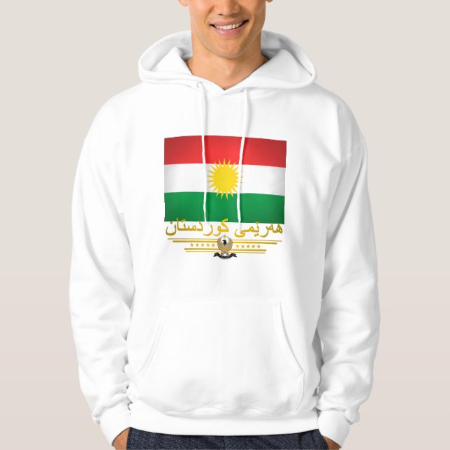 "Kurdiska Pridet 2" Shirts Sweatshirt Med Luva (Framsida)