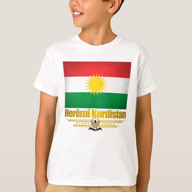 "Kurdiska Pridet" Shirts T-shirt (Framsida)