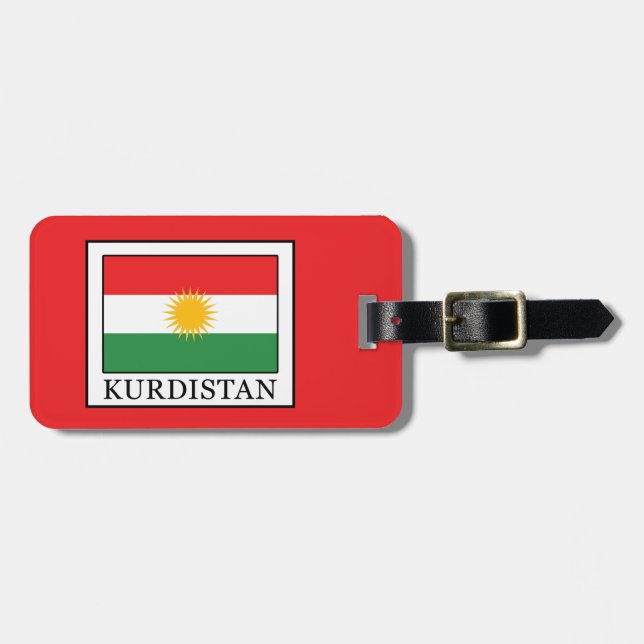 Kurdistan Bagagebricka (Horisontell Framsida)