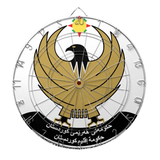 kurdistan emblem darttavla (Framsidan)