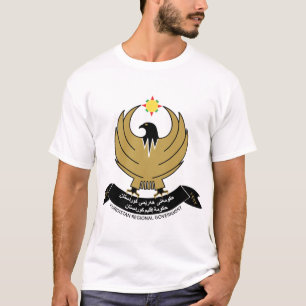 kurdistan emblem t shirt