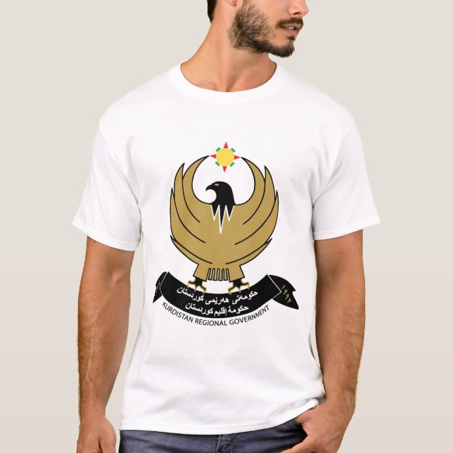 kurdistan emblem t shirt (Framsida)