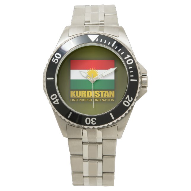 Kurdistan (ett folk, en nation) armbandsur (Framsida)
