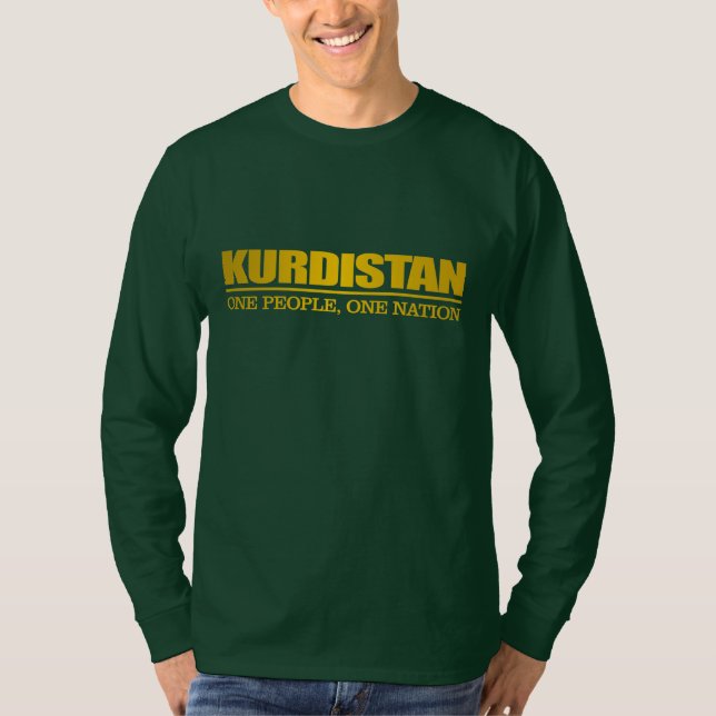 Kurdistan (ett folk, en nation) t-shirt (Framsida)