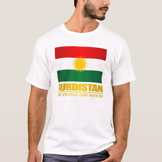 Kurdistan (ett folk, en nation) tröja (Framsida)