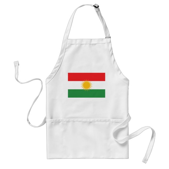 Kurdistan Flagga Förkläde (Framsidan)