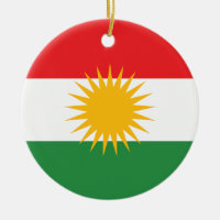 Kurdistan Flagga