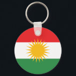 Kurdistan Flagga Keychain Nyckelring<br><div class="desc">Kurdistan Flagga Keychain</div>
