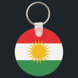 Kurdistan Flagga Keychain Nyckelring<br><div class="desc">Kurdistan Flagga Keychain</div>