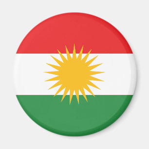 Kurdistan Flagga Magnet
