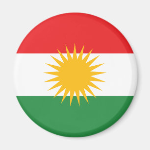 Kurdistan Flagga Magnet