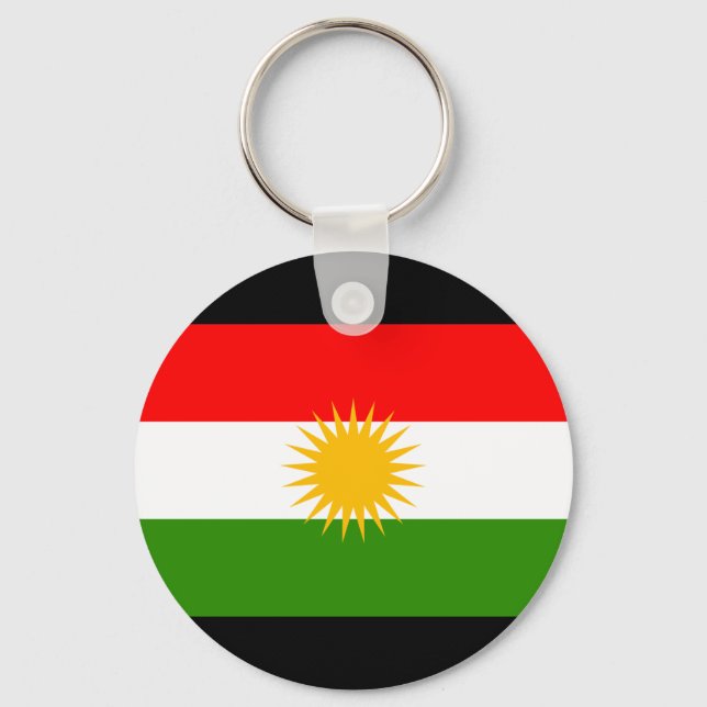 Kurdistan Flagga Nyckelring (Framsida)