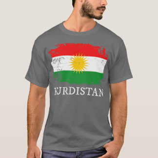 Kurdistan Flagga T Shirt