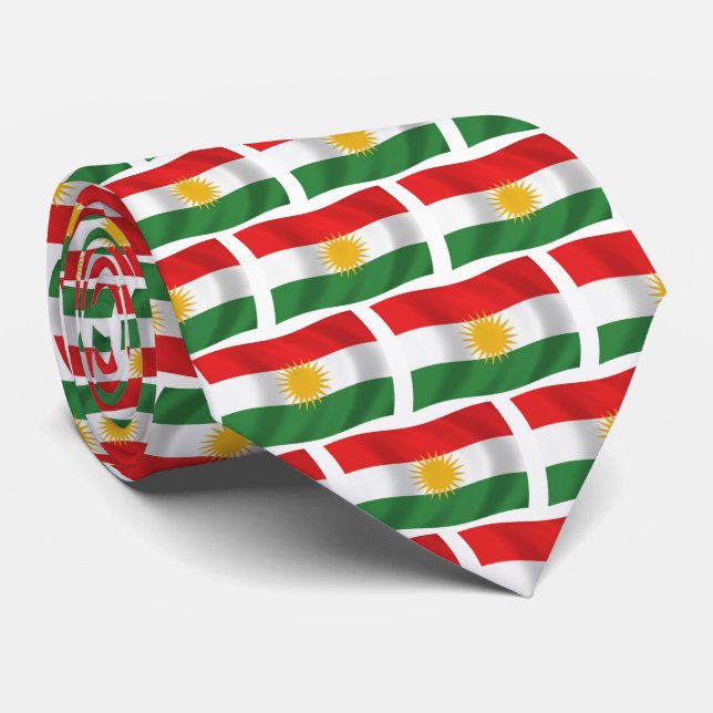 Kurdistan Flagga Tie Slips (Rullad)