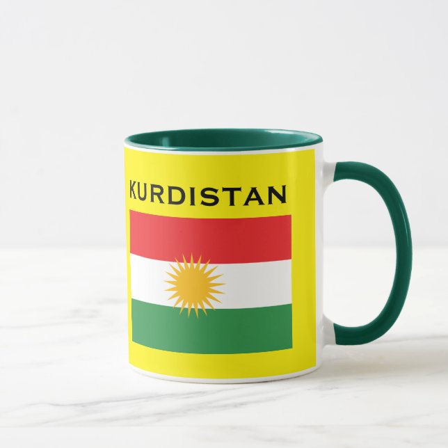 Kurdistan* flaggamugg mugg (Höger)