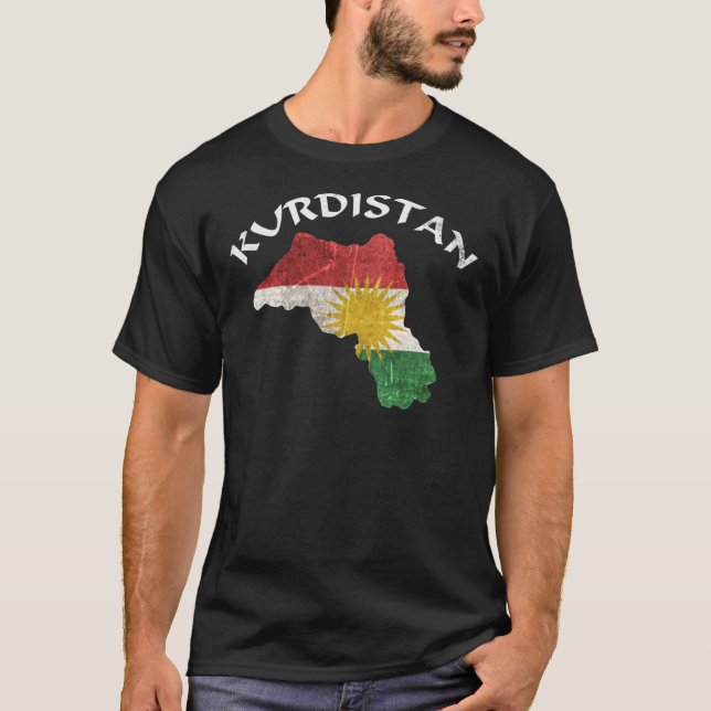 Kurdistan-gåva Kurds flagga Classic T-Shirt (Framsida)