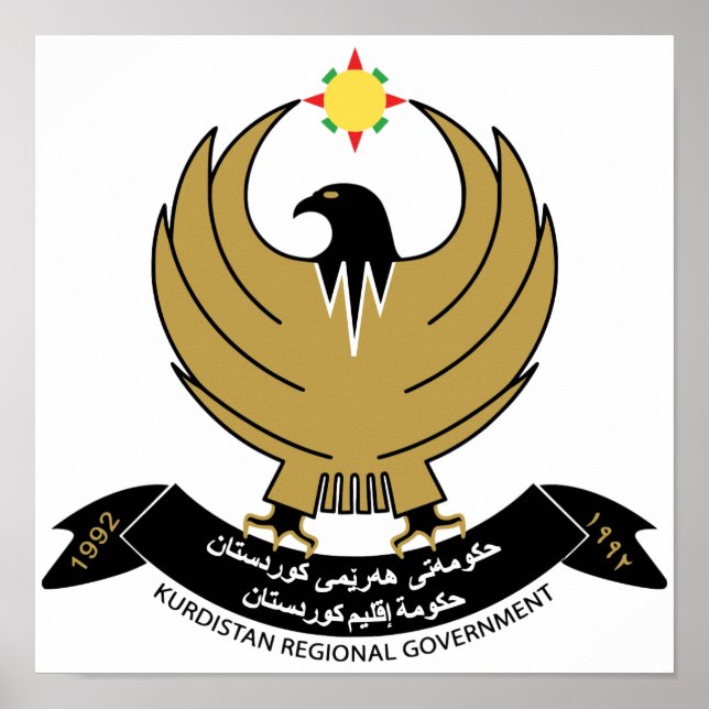 Kurdistan Jackar om Arm Poster (Framsidan)
