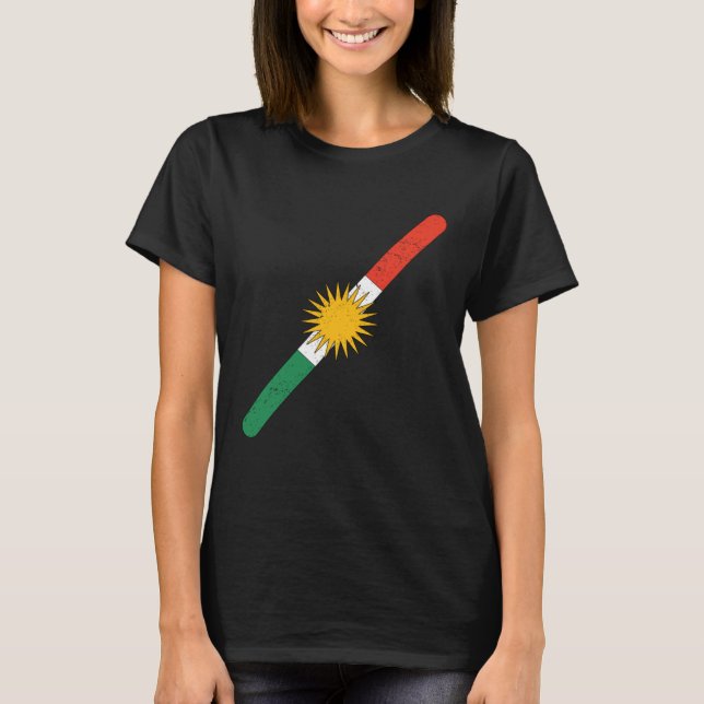 Kurdistan Kurdish 2 T Shirt (Framsida)