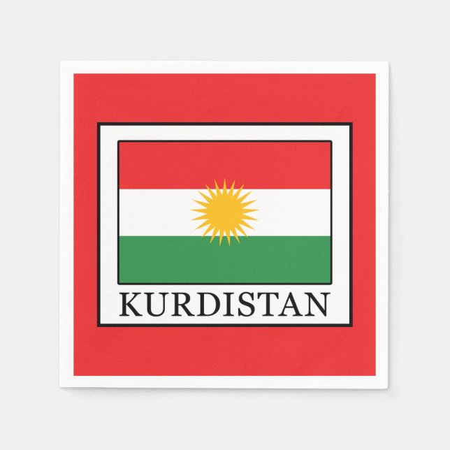 Kurdistan Pappersservett (Framsidan)