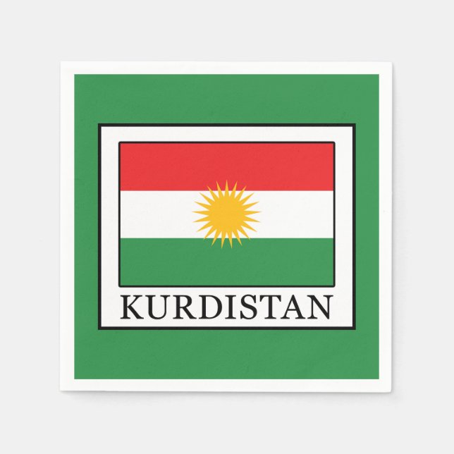 Kurdistan Pappersservett (Framsidan)